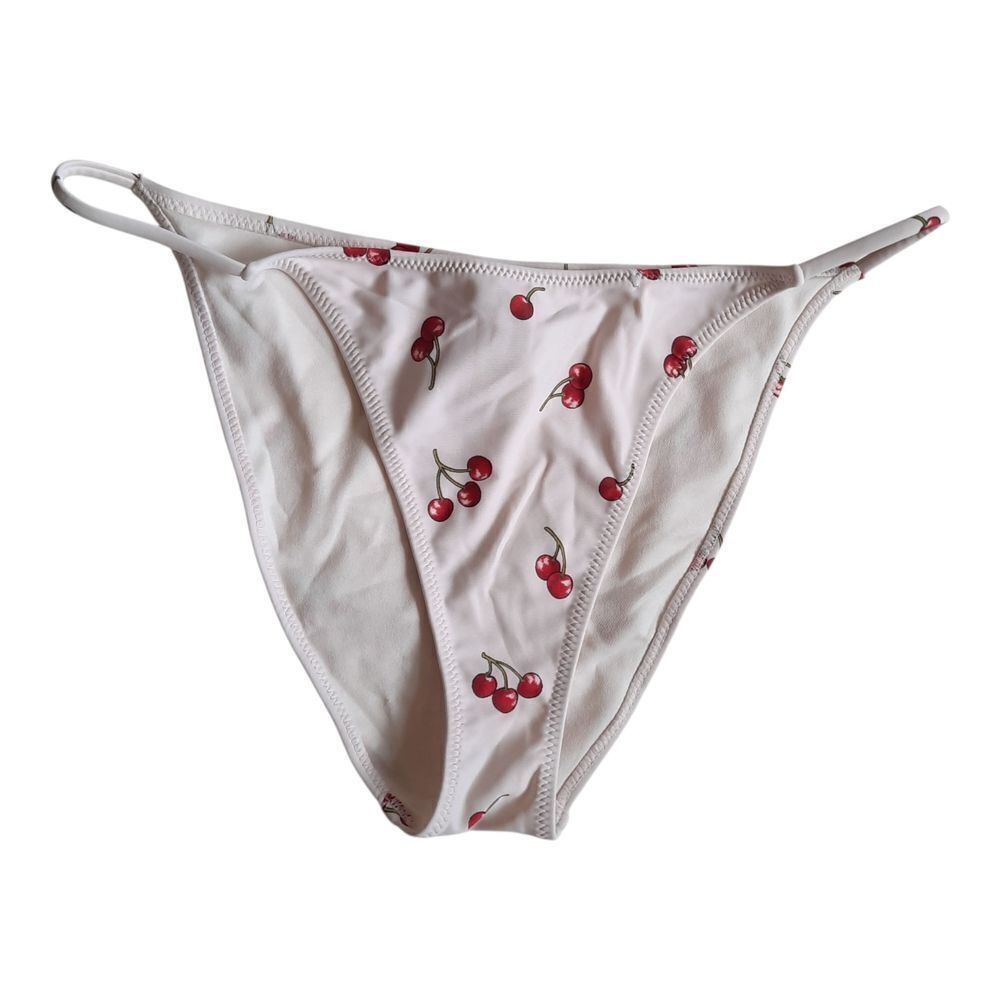 Forever 21 Cream Cherry Bikini Bottom